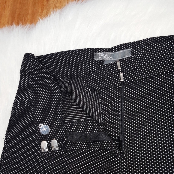 89th and Madison black polka dot shorts - Picture 3 of 4